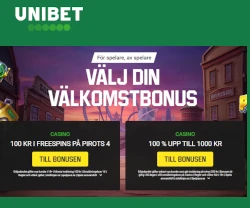 Alla spelare får nu 1000 kr i bonus hos Unibet Alla spelare får nu 1000 kr i bonus hos Unibet