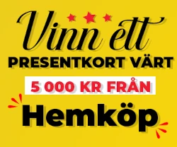 Vinn 5000 kr mat från Hemköp Vinn 5000 kr mat från Hemköp